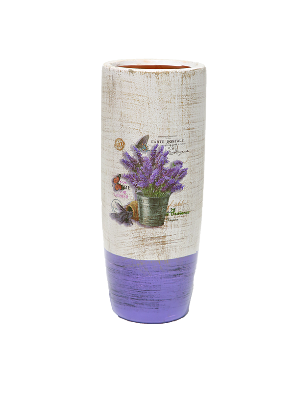 Lavender Floral Vase